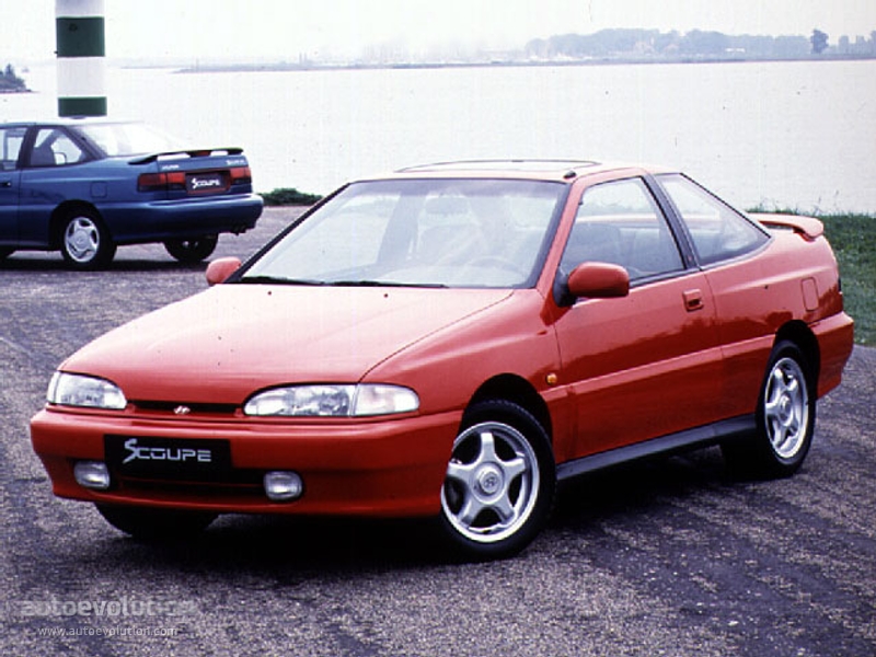 HYUNDAI Scoupe - 1992, 1993, 1994, 1995, 1996 - autoevolution