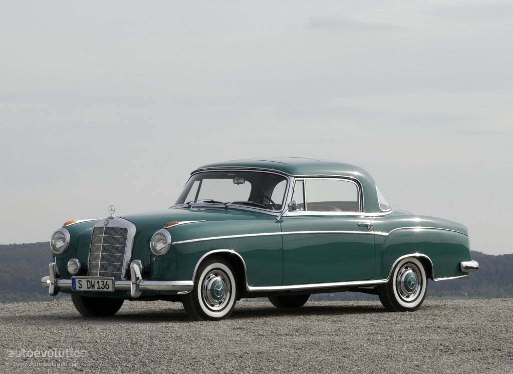 MERCEDES BENZ "Ponton" Coupe (W180/128) 1956, 1957, 1958