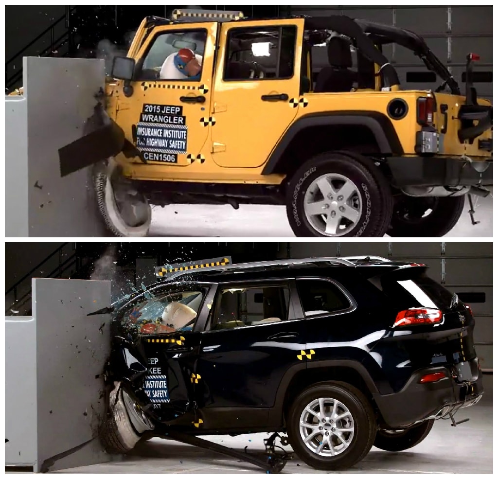 Crash test rating for jeep wrangler #4