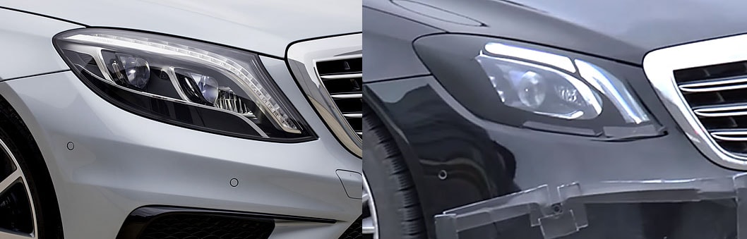 Mercedes s class facelift lights #5