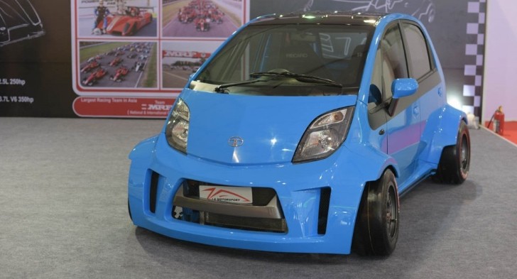 230 HP Widebody Tata Nano with Racing Slicks Is Killer