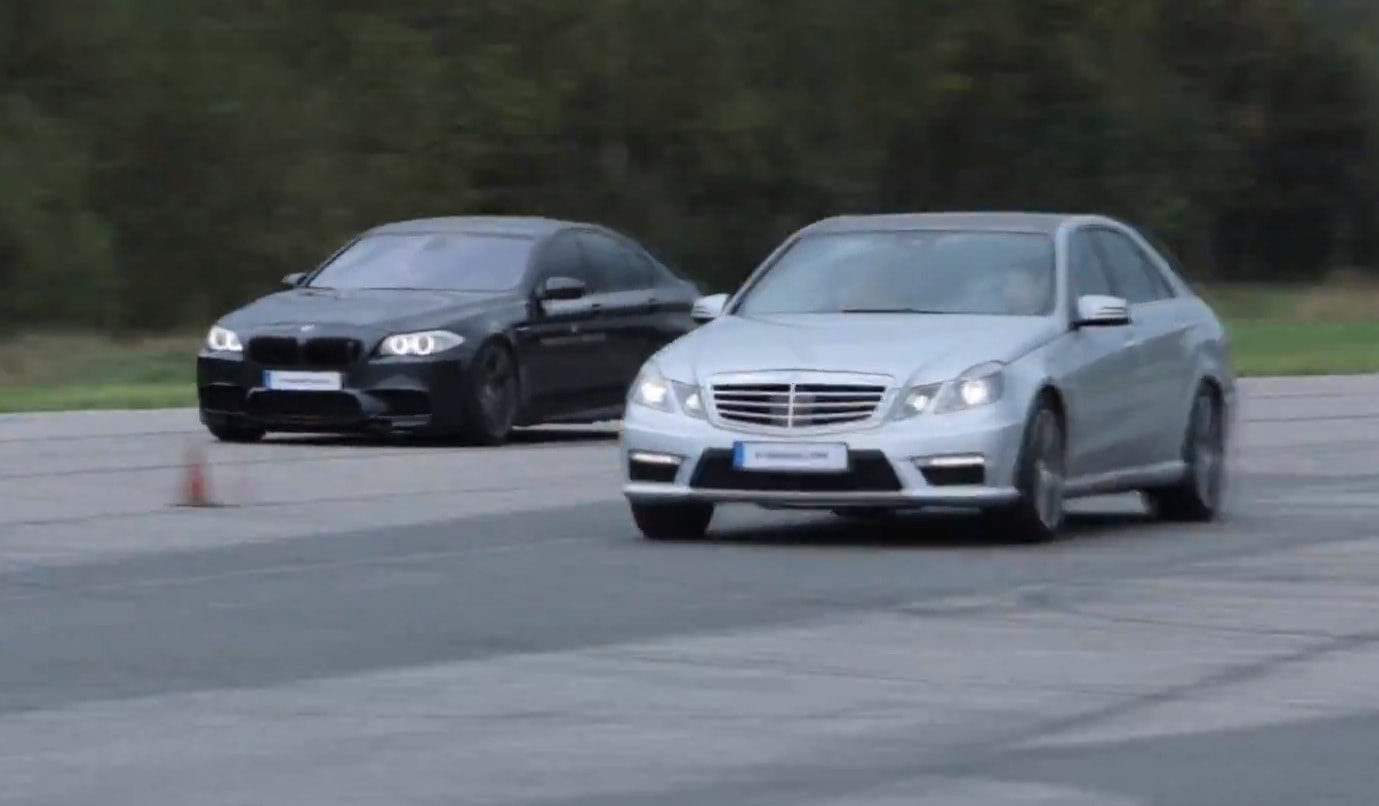 Mercedes benz vs bmw drag race