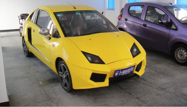 Chinese Company Clones Lamborghini Supercar, Gives It a 10 HP Electric Motor