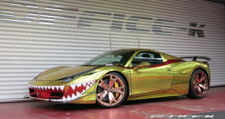 Ferrari 458 "Golden Shark" by Office-K Is Tokyo's Most Awesome Car [Photo Gallery]