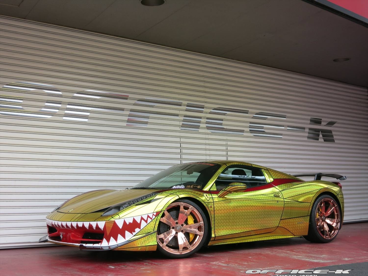 Ferrari 458 "Golden Shark" by Office-K Is Tokyo's Most ...