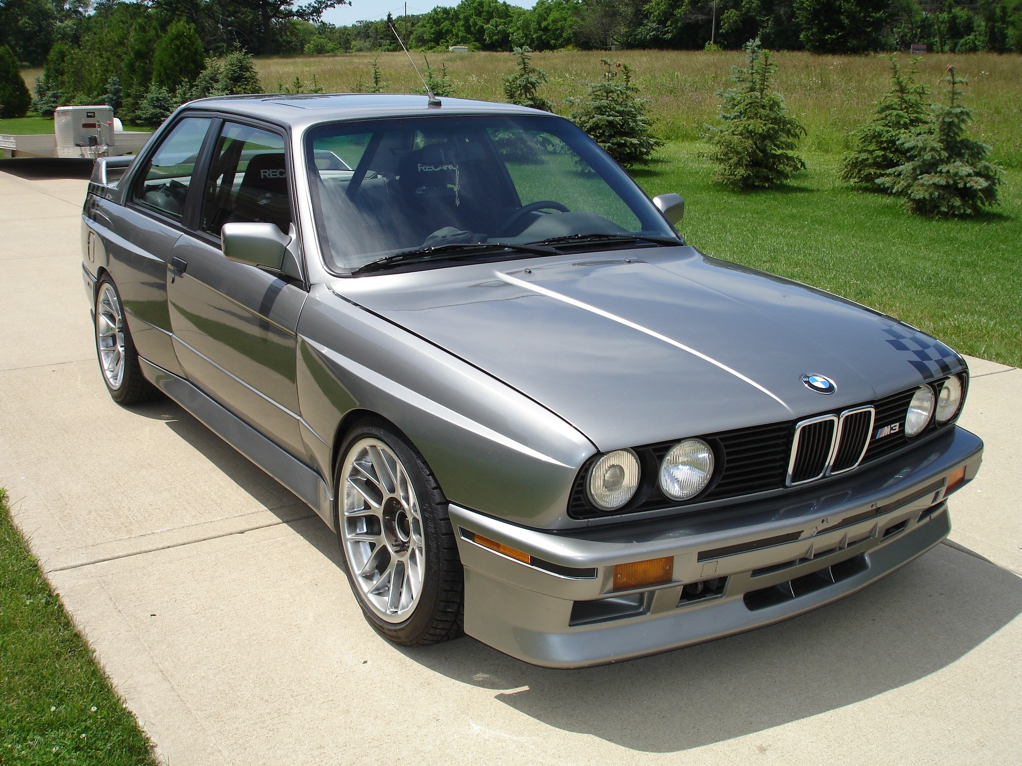 1988 BMW E30 M3 with inline 6cylinder S52 Engine Up for