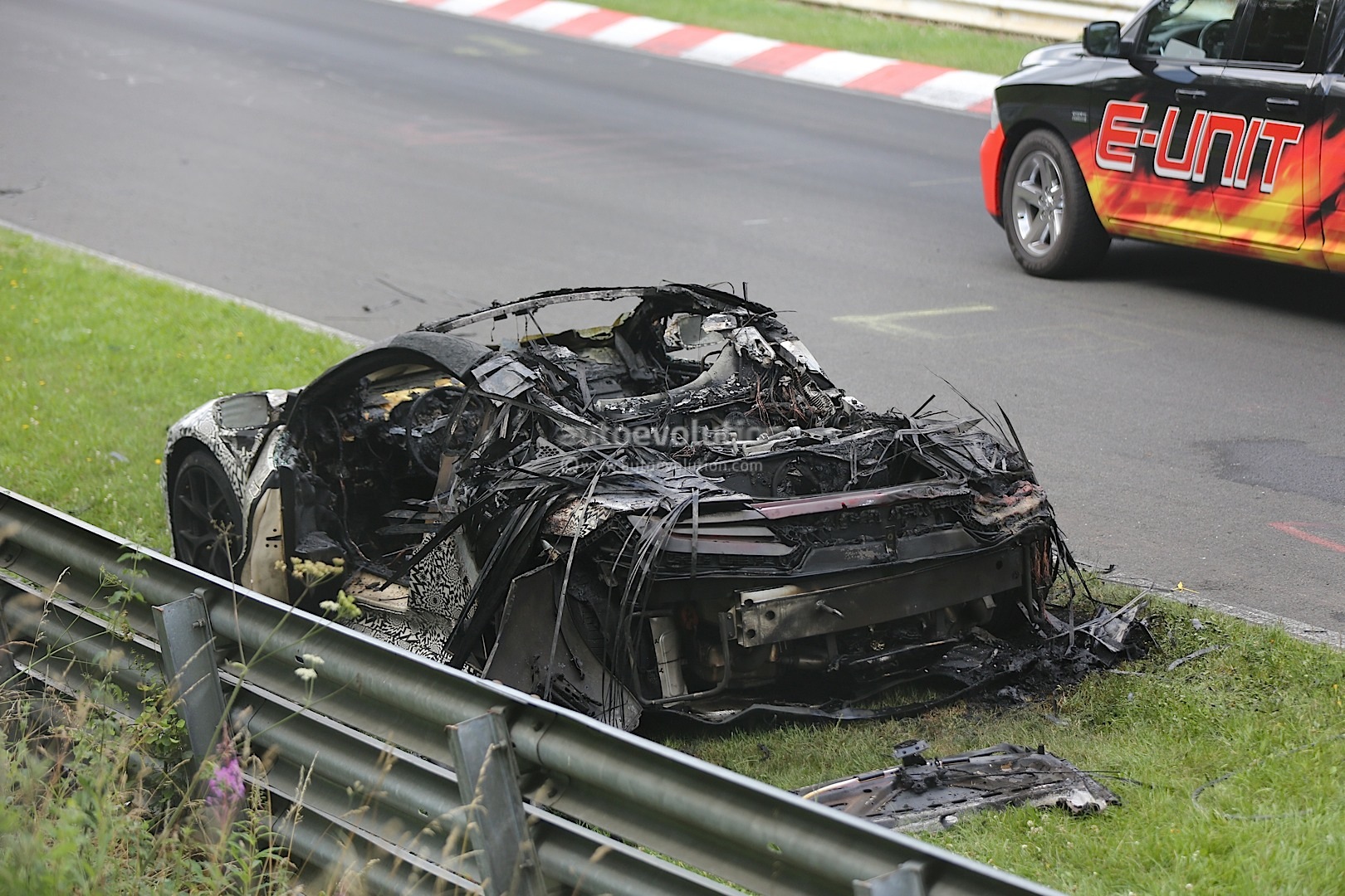 2015 Acura / Honda NSX Prototype Burns to a Crisp on Nurburgring ...