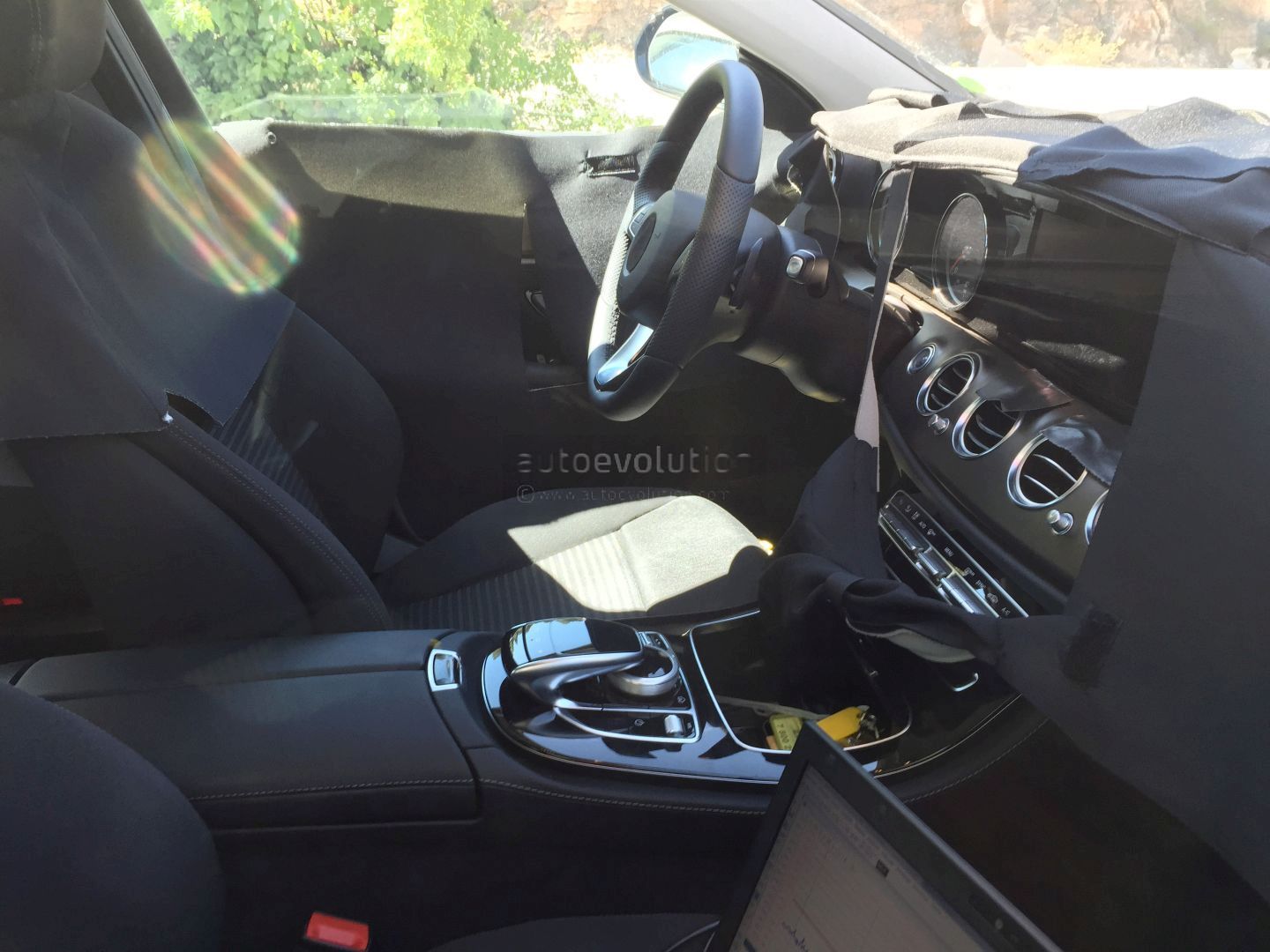 2017 Mercedes E Class Interior Partially Revealed In Latest