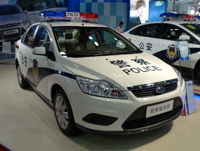 Chinese Police Cars Chinese cop cars  photo