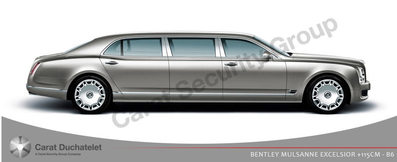Bentley Mulsanne Gets Extended Wheelbase and Ballistic Protection 