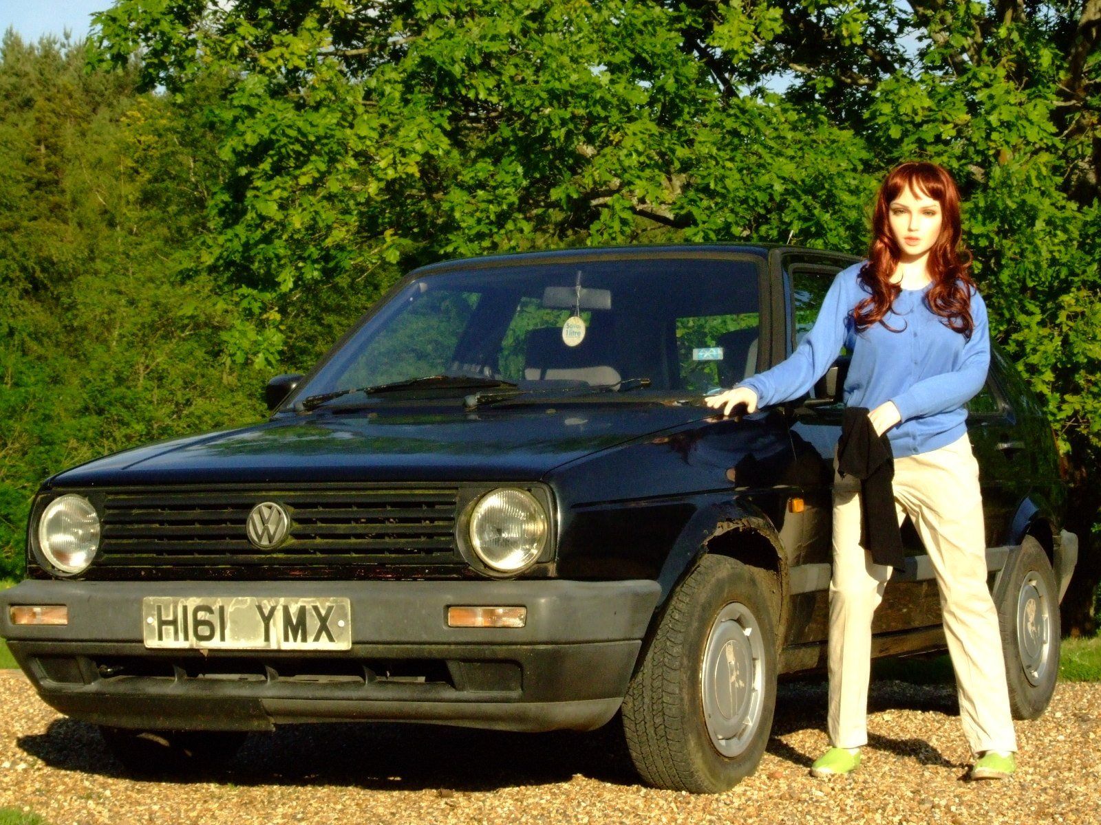 Blow Up Doll Used To Sell Old Vw Golf On Ebay Autoevolution