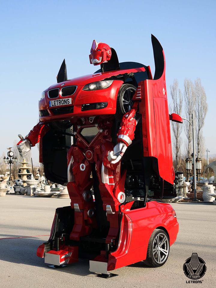 BMW 3 Series Made into Life-Size Transformers Robot - autoevolution