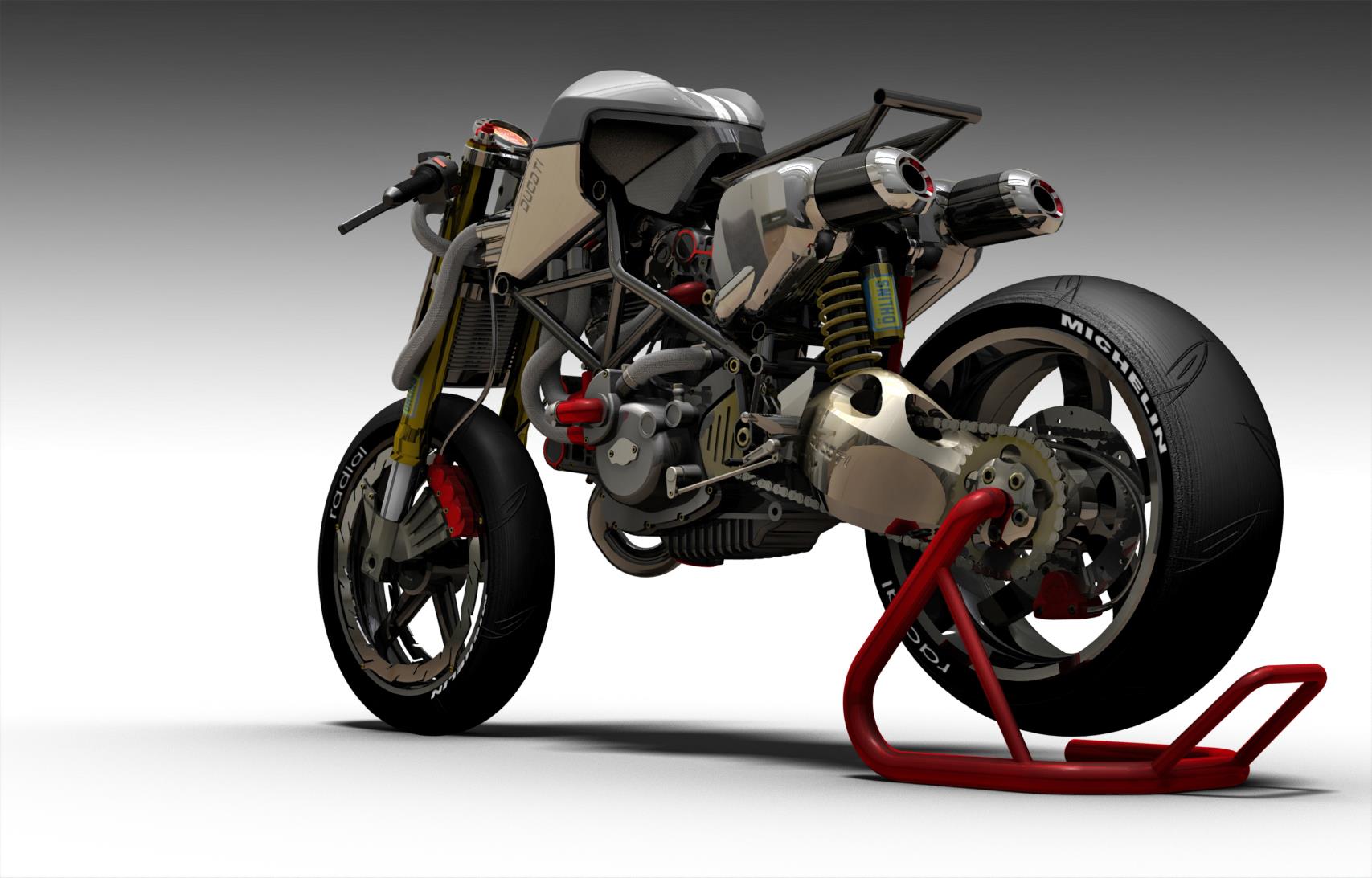Ducati S2Braida Concept Fighter by Paolo Tesio  autoevolution
