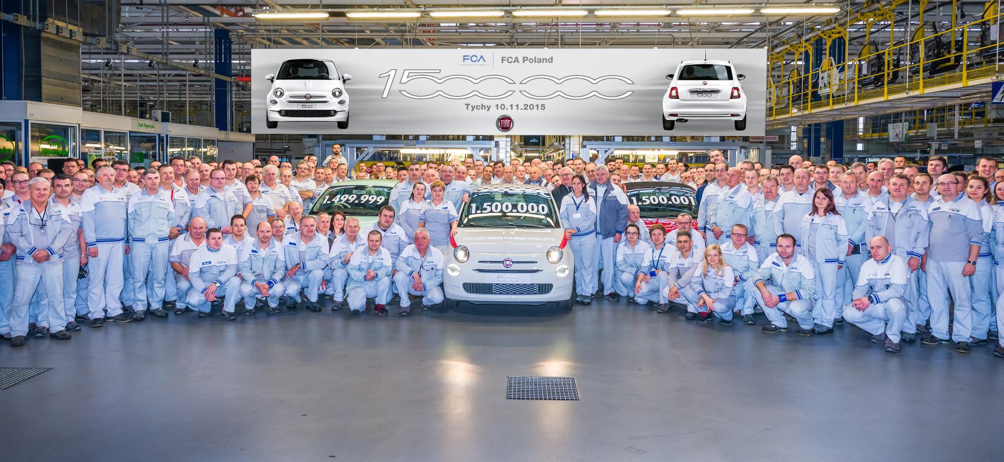 Fiat 500 Production Reaches 1,5 Million Milestone at Tychy
