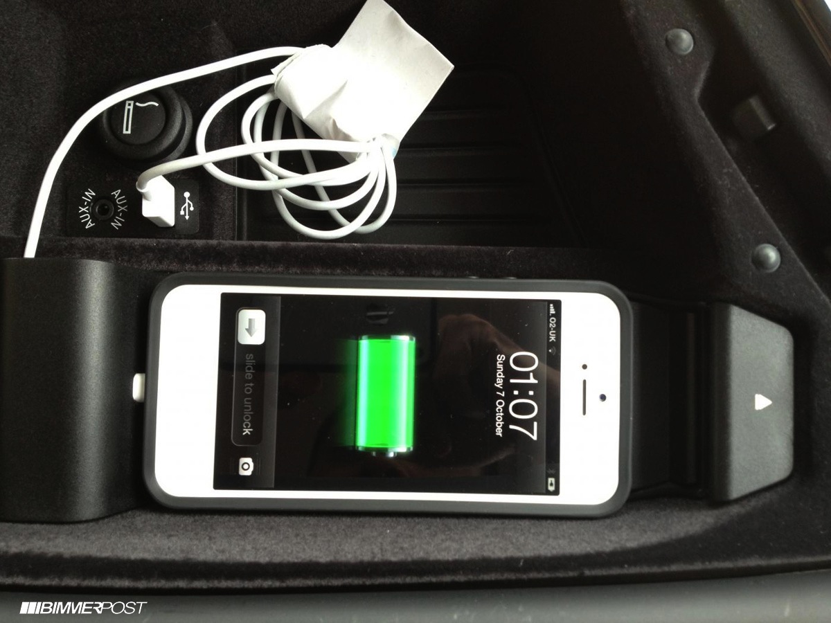 Cradle for iphone 4 in bmw #2