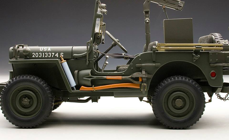 Scale model willys jeep #1