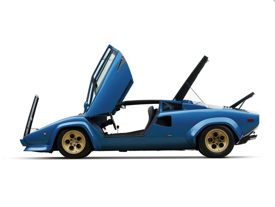Фото | Синяя Lamborghini Countach LP400S 1974 года
