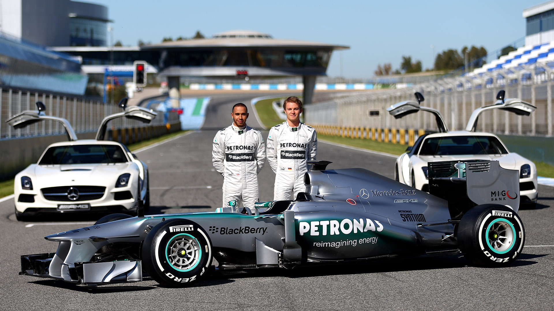 Mercedes W04 Formula 1 Car Showcased at Jerez