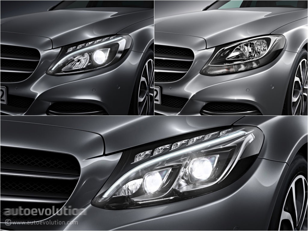 Mercedes benz c class headlights #2