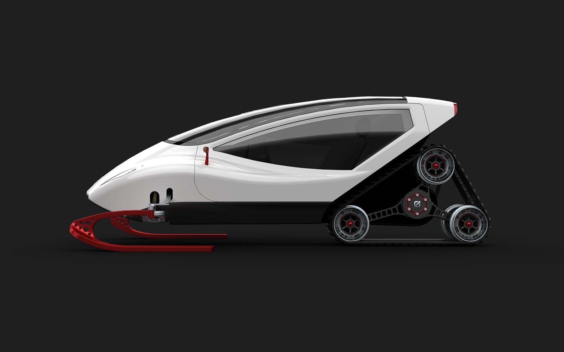 Snow Crawler, the Koenigsegg of Electric Snowmobile Concepts