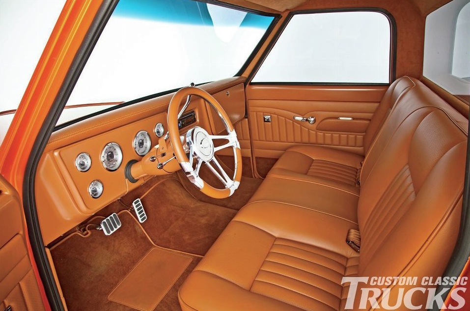 This Orange Pearl Chevrolet C10 Truck Is a True Classic - autoevolution