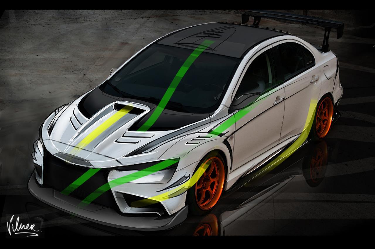 Vilner Teases Evo X Extreme Tuning Project