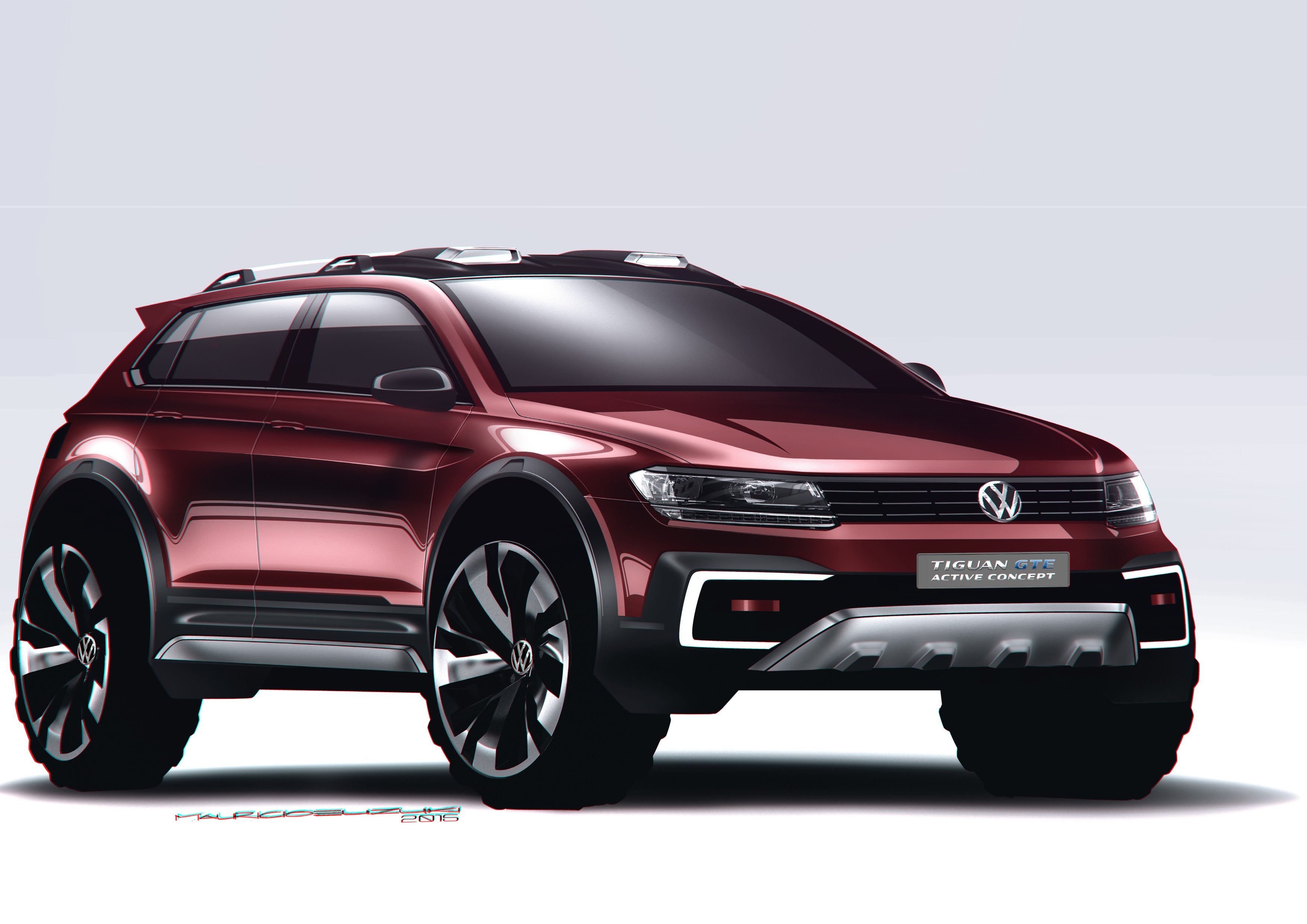 Volkswagen Shows Tiguan GTE Active Concept at Detroit Auto ...