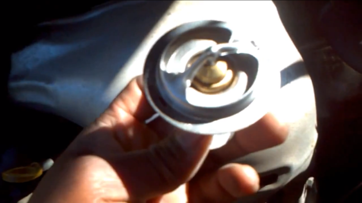 how to replace a thermostat in a toyota camry #4