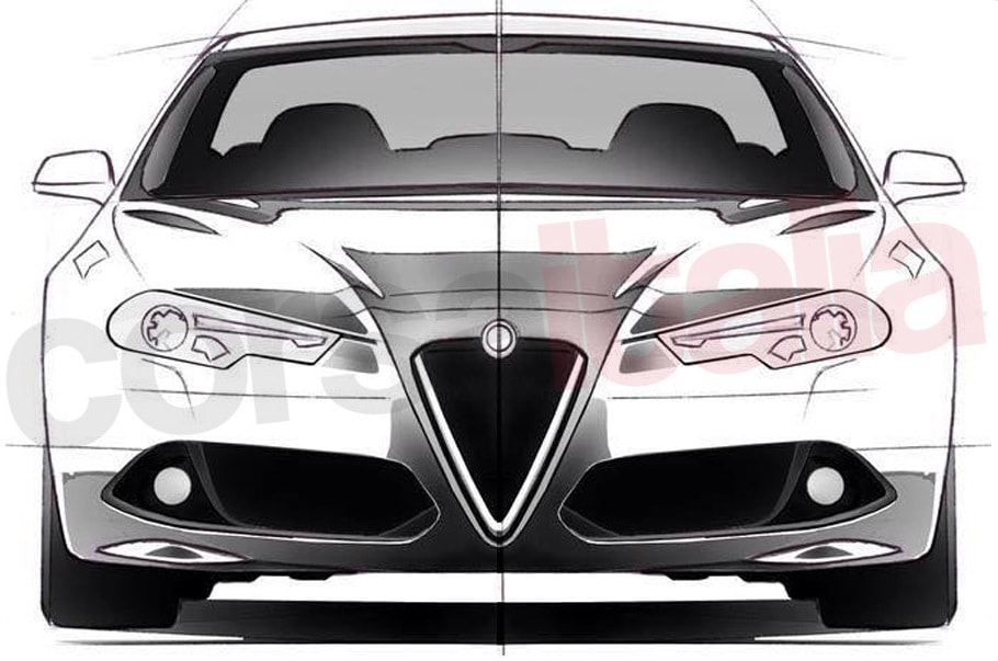 Is This the 2016 Alfa Romeo Giulia? Unofficial Design Sketches Leak