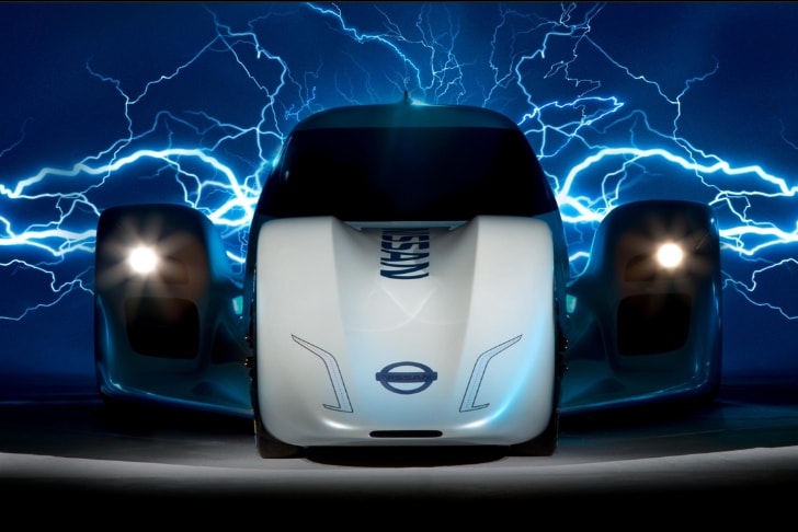 Nissan le mans electric car #8