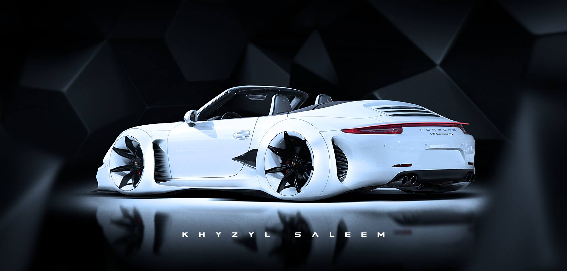 tumbler car Cabriolet 911 Lookalike into Turned RSQ Porsche Audi That