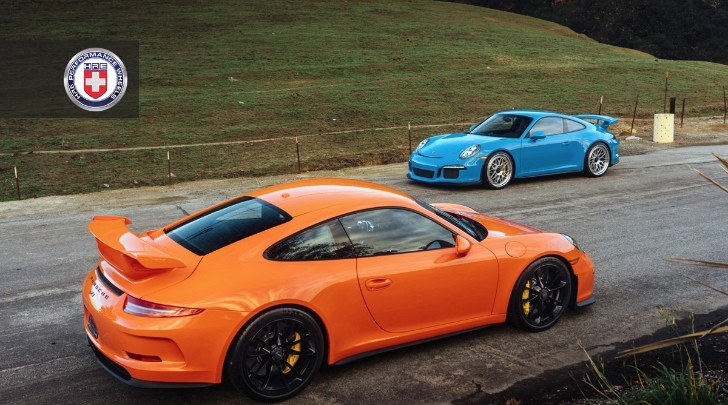 Porsche 911 GT3 Twins Sport HRE Custom Wheels [Photo Gallery]