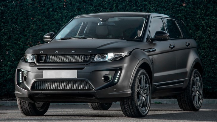 Range Rover Evoque Gets All-Matte Black Carbon Fiber Treatment from Kahn
