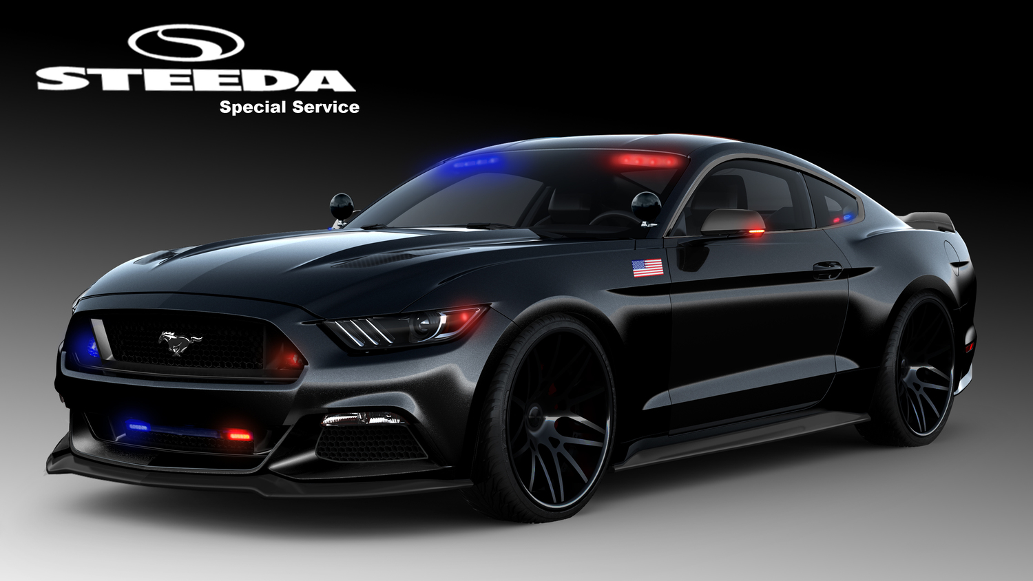 S550 Mustang Police Car From Steeda Is Ready To Protect And Serve 
