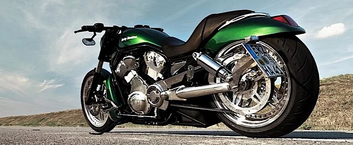 Harley-Davidson Jaguar Rod Is an American-Born Metal Feline, Remade in Germany