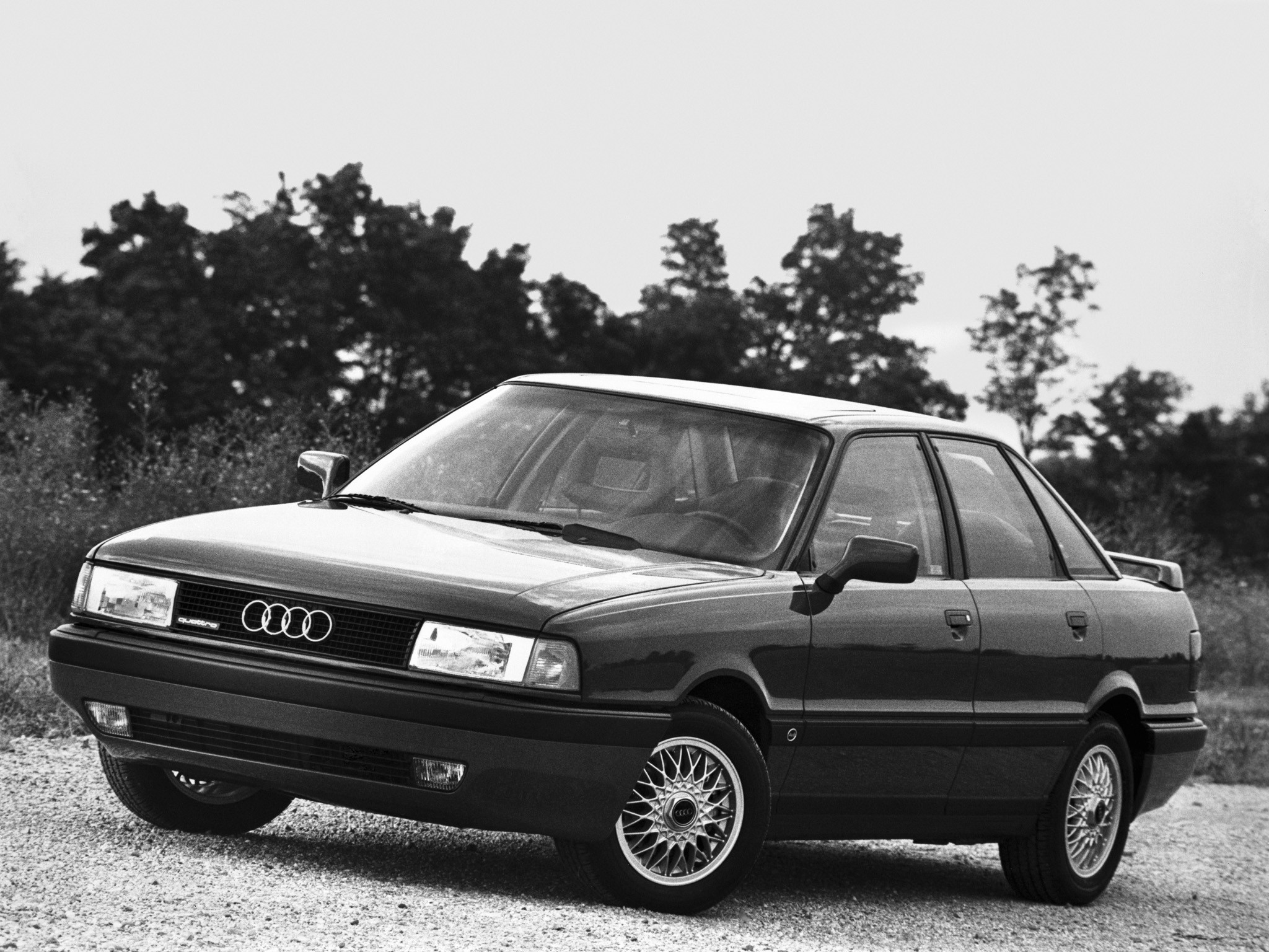 Audi 90 20V Prospekt 1988 6/88 Autoprospekt brochure broschyr brosjyre Katalog 