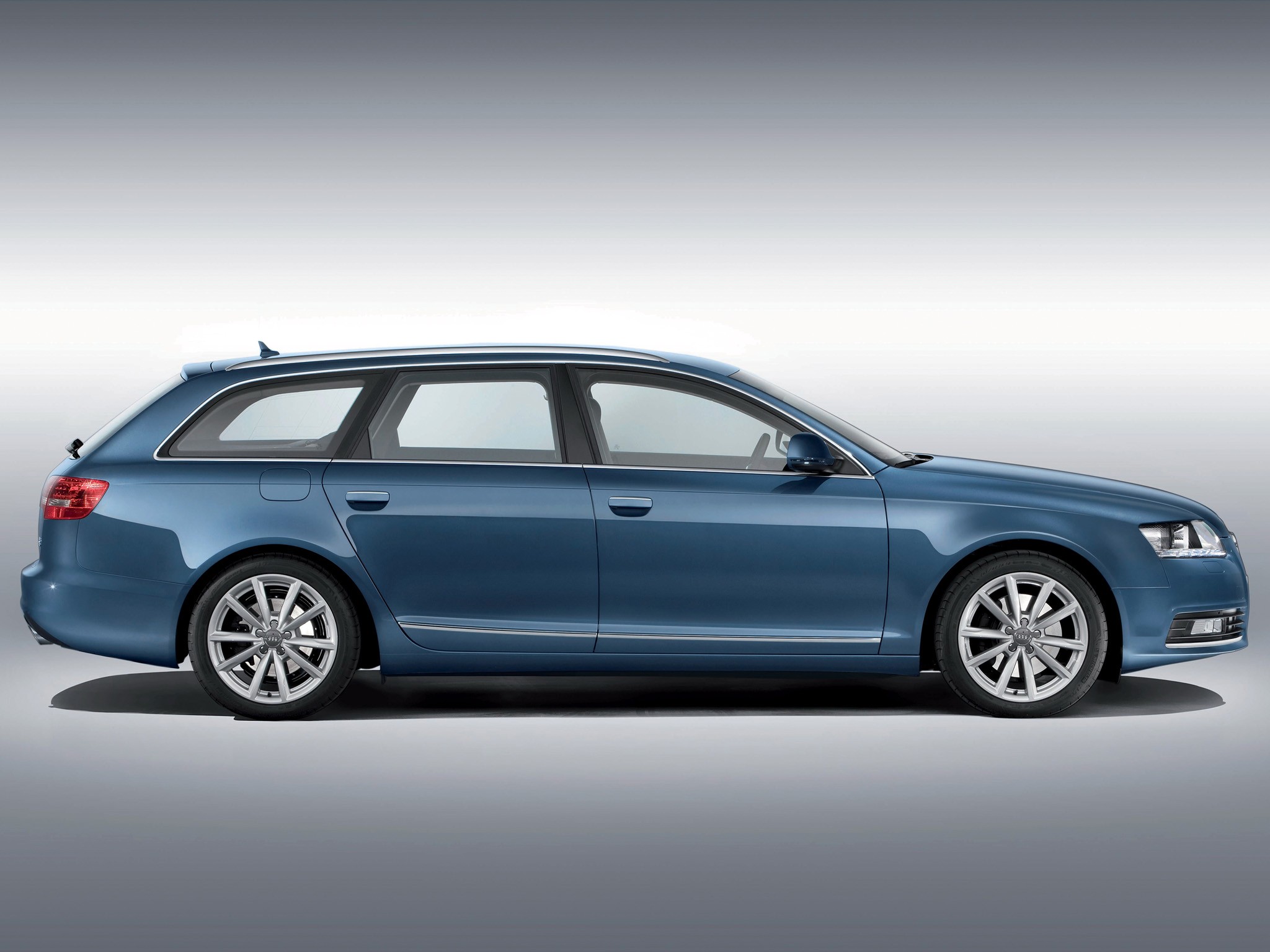 Audi A6 2008-2011 Dimensions Side View