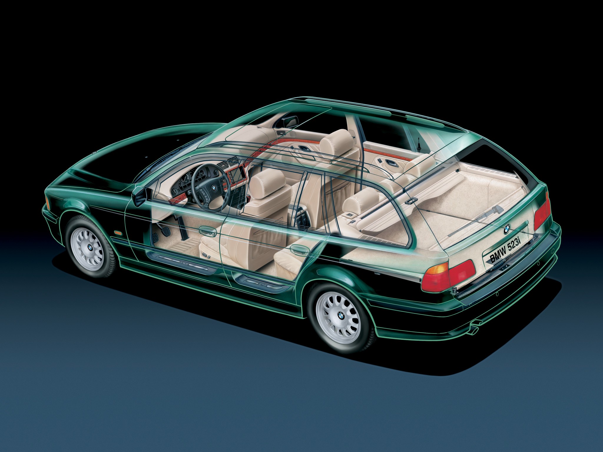 BMW E39 5 Series M5 specs, dimensions