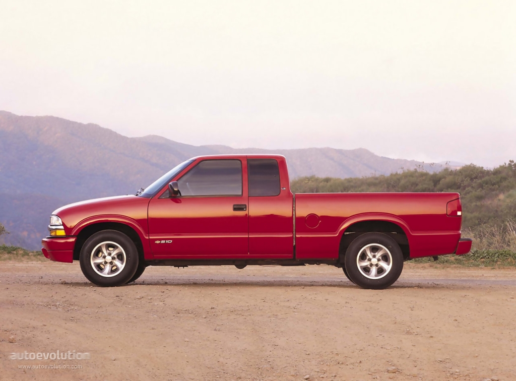 1999 Chevy Extended Cab S10 Ls Truck Bed Size