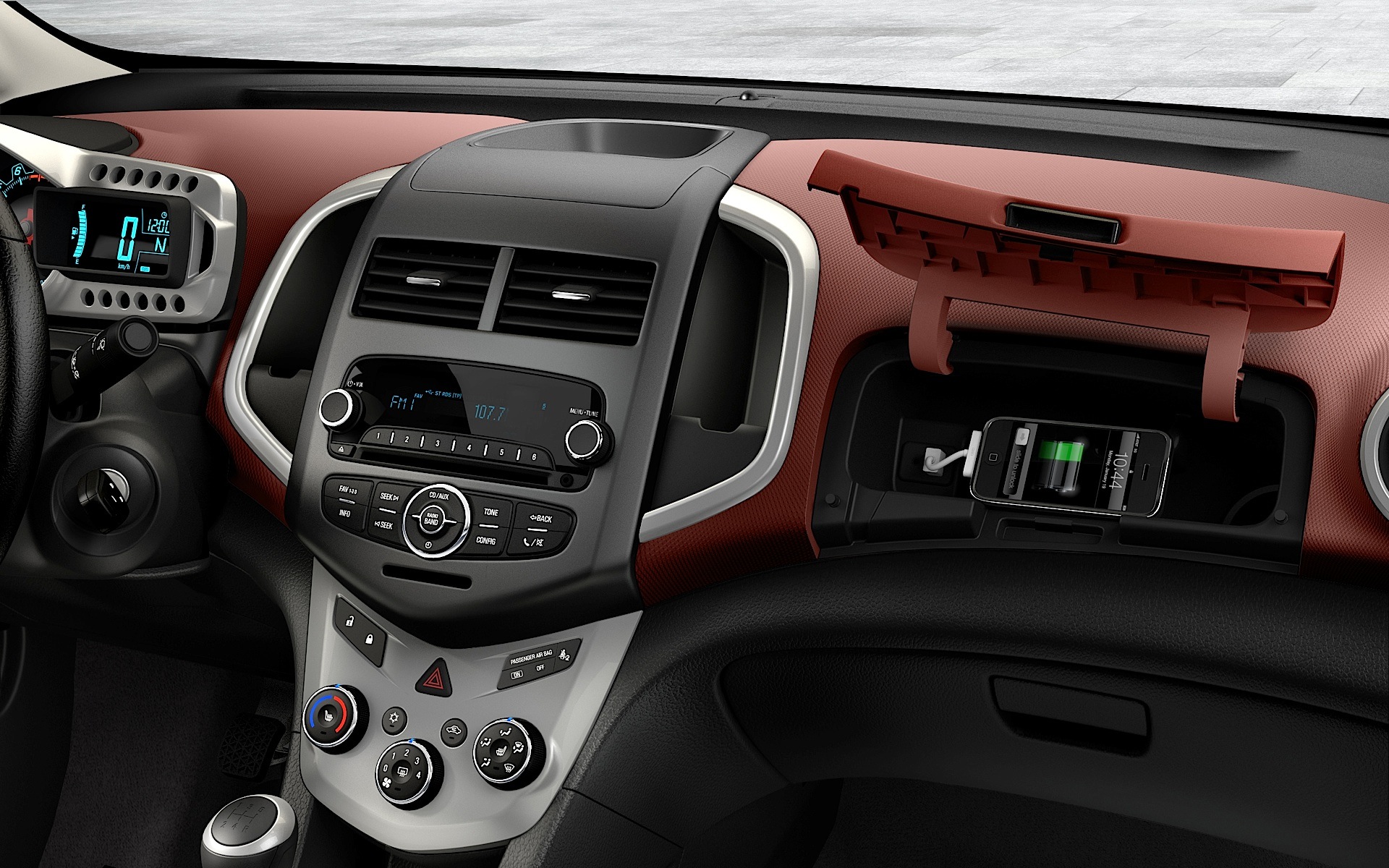 chevy sonic hatchback interior