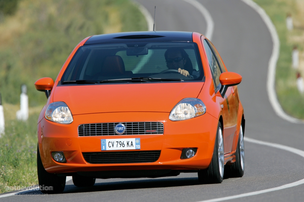 Fiat Grande Punto 2005 - Orange