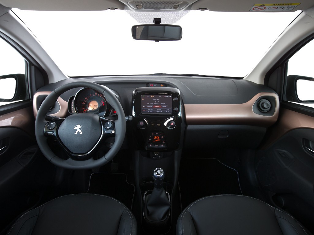 Bâche Peugeot 108 (2014- Aujourd'hui) semi sur mesure intérieure