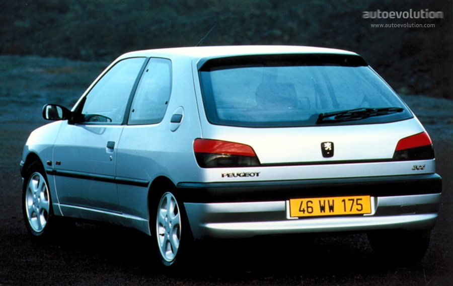 Peugeot 306 1.6 specs, dimensions
