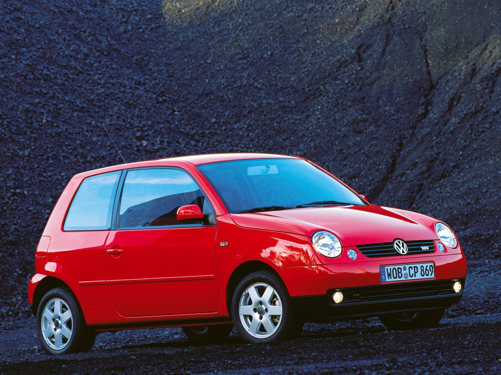 Volkswagen Lupo 1998-2005 Dimensions Side View