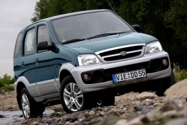 DAIHATSU Terios models and generations timeline, specs and 
