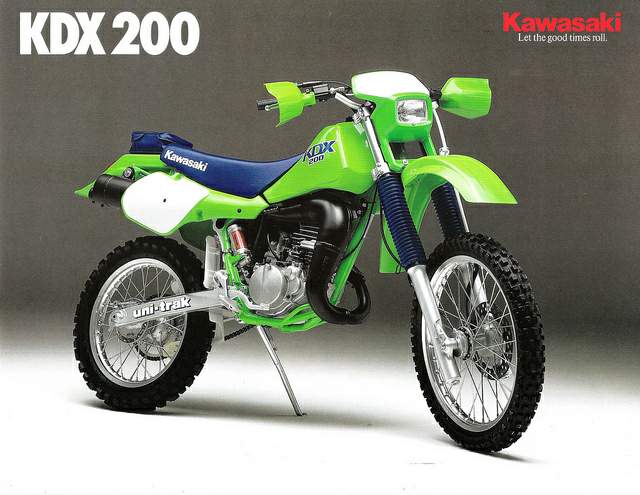 2005 kdx200 weight