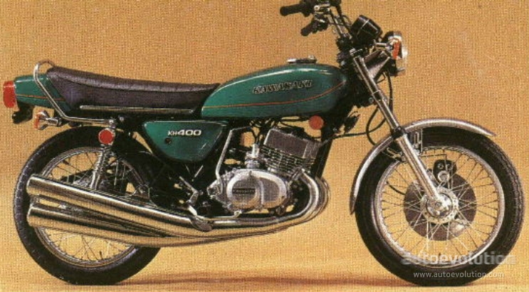 KAWASAKI KH 400 specs 1976, 1977, 1978, 1979,