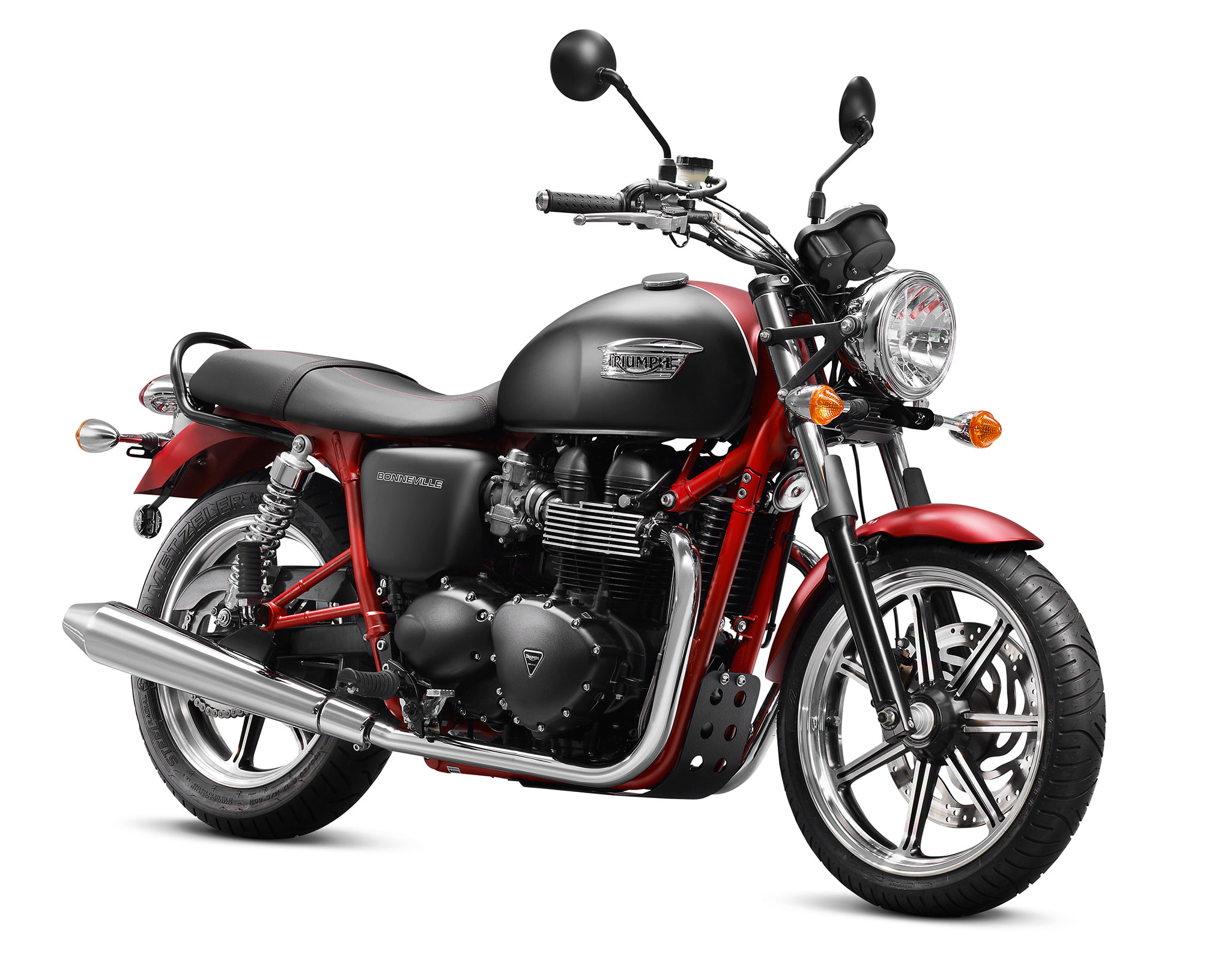 where is the engine number on a triumph bonneville