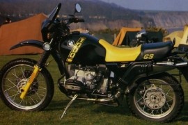 BMW R100 GS Bumble Bee photo gallery