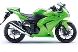 All KAWASAKI GPX models and generations by year, specs reference 